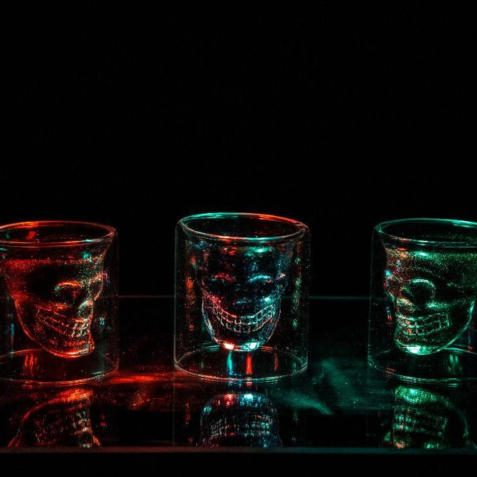 SET DE  VASOS | 3 SKULL