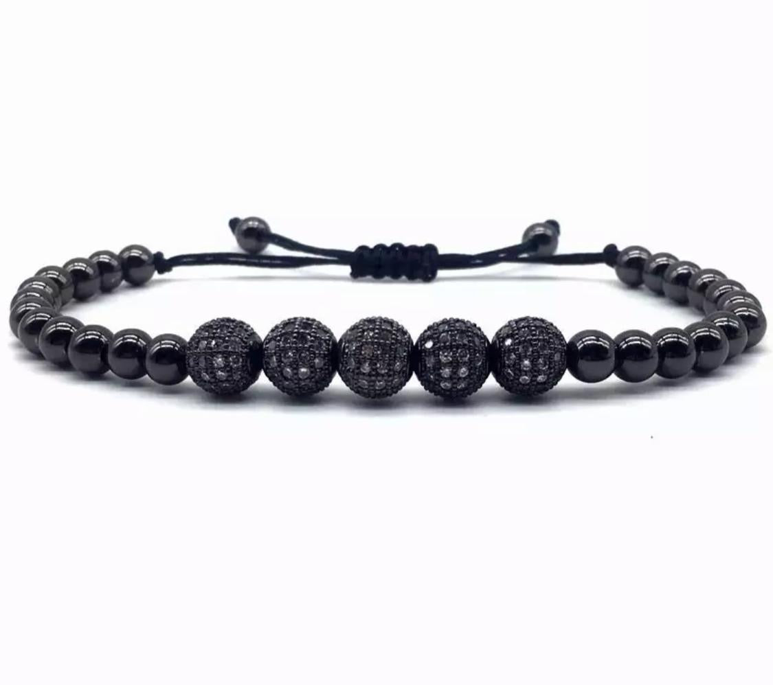 SET DE PULSERAS PARA HOMBRE | KING LION BLACK