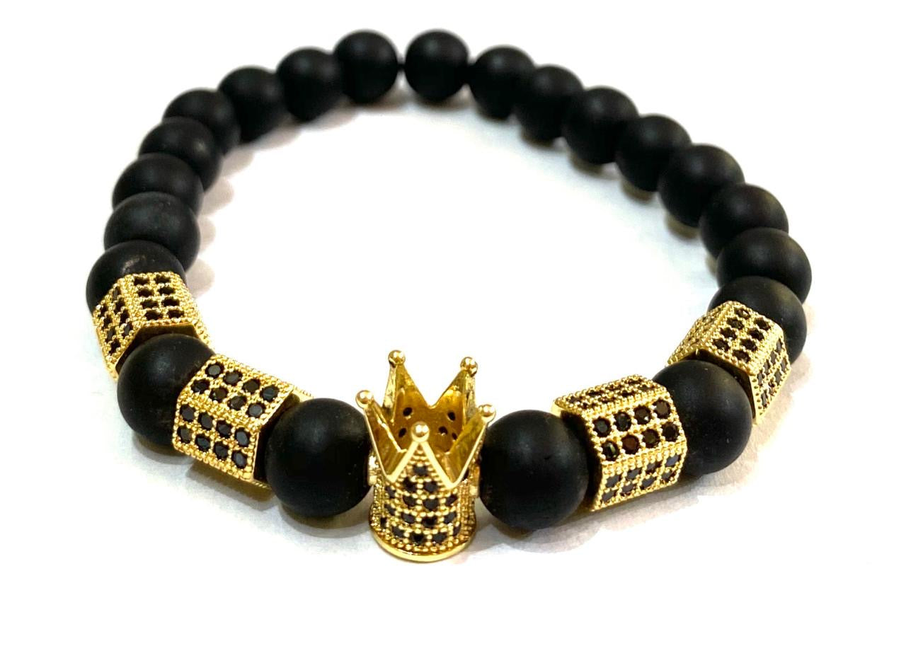SET DE PULSERAS PARA HOMBRE | KING BAR GOLDEN