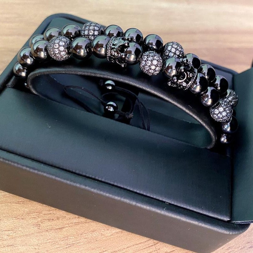 SET DE PULSERAS UNISEX | BLACK