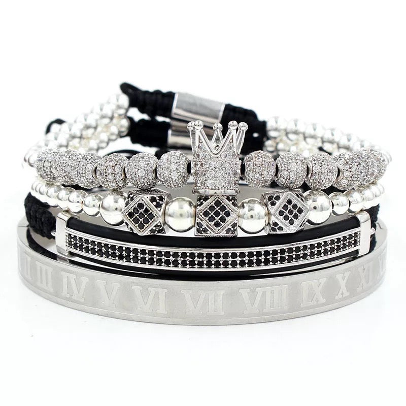 RELOJ Y PULSERAS UNISEX | DÚO MASTER SILVER