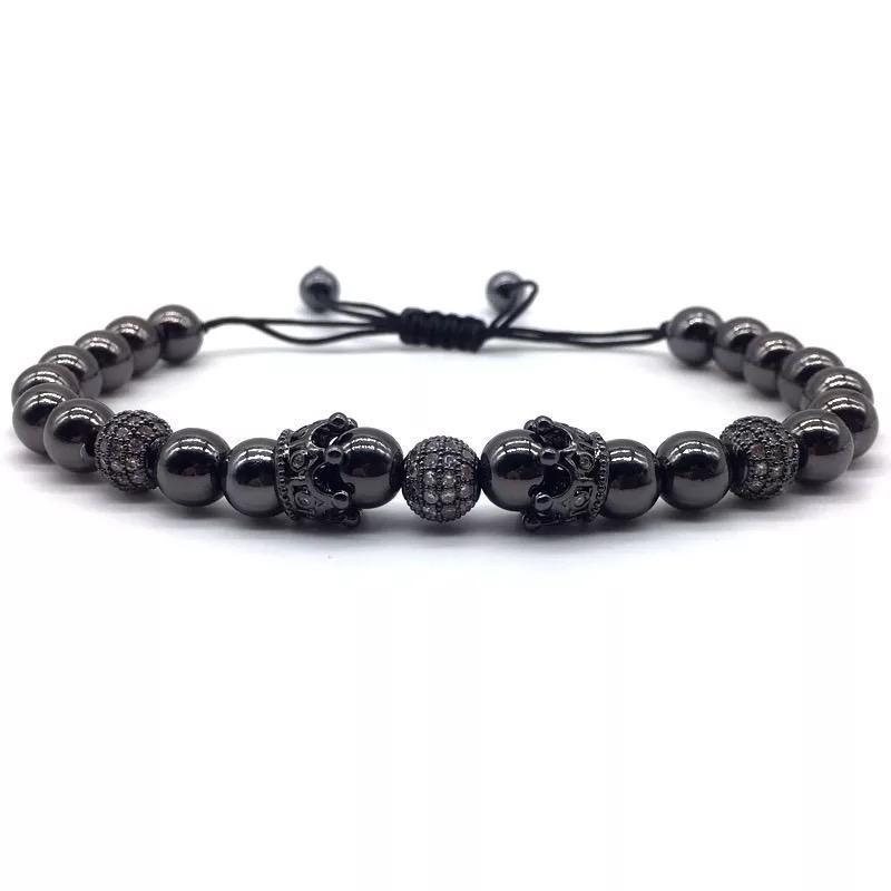 SET DE RELOJ, PULSERAS Y DIJE PARA MUJER | LUXURY SKULL PACKET
