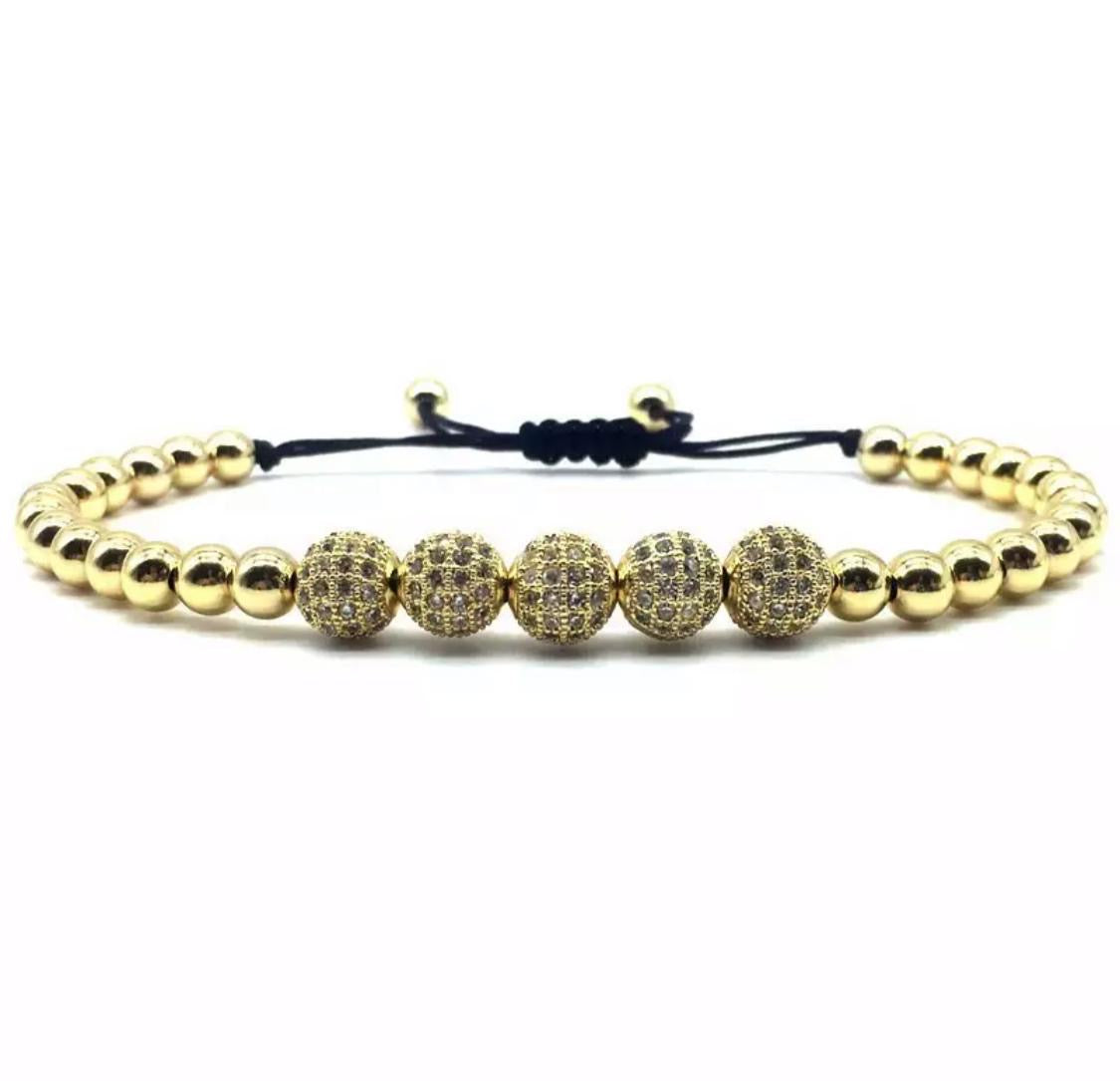 SET DE PULSERAS PARA HOMBRE | KING LION GOLD