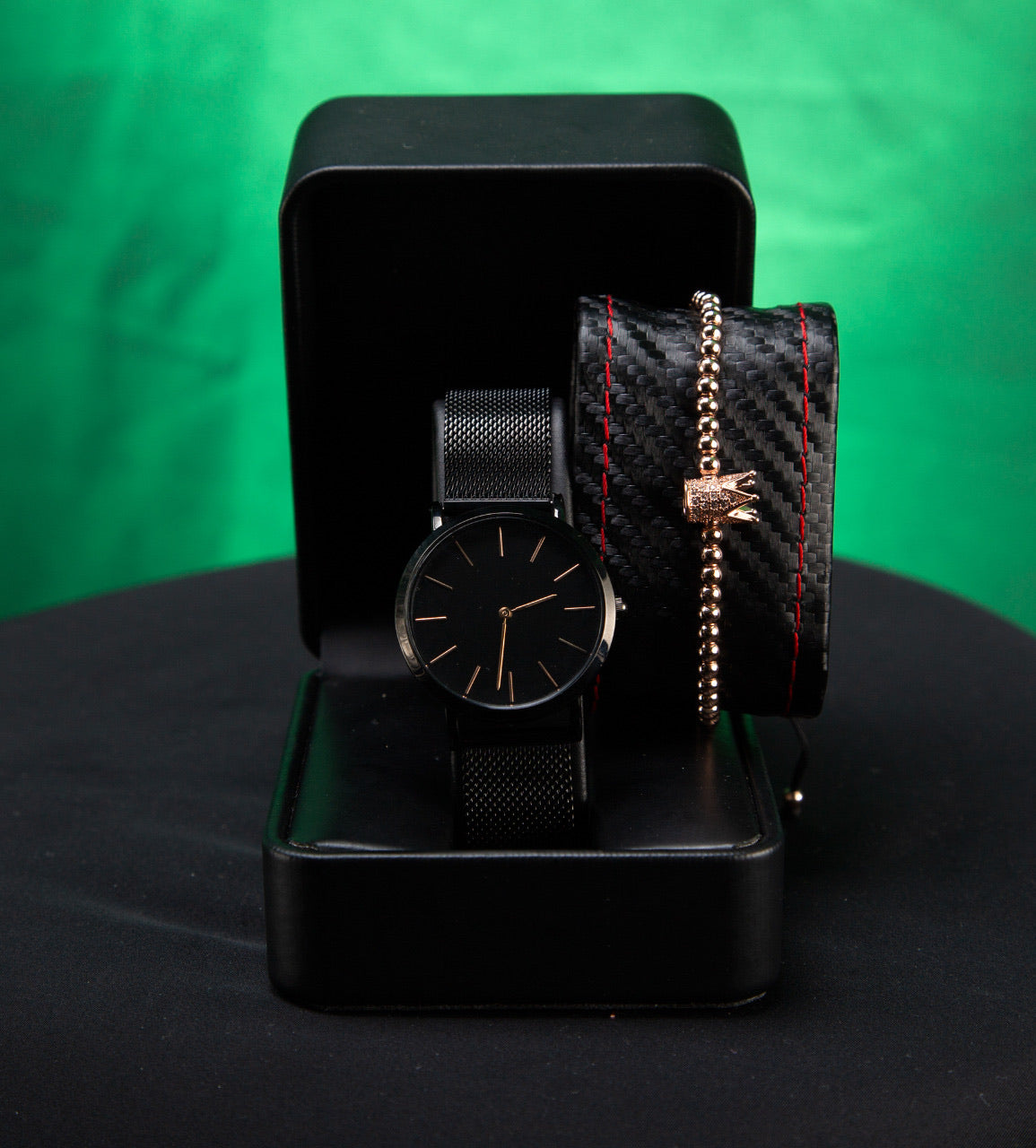 RELOJ Y PULSERAS PARA DAMA | DÚO COOPER BLACK SKULL