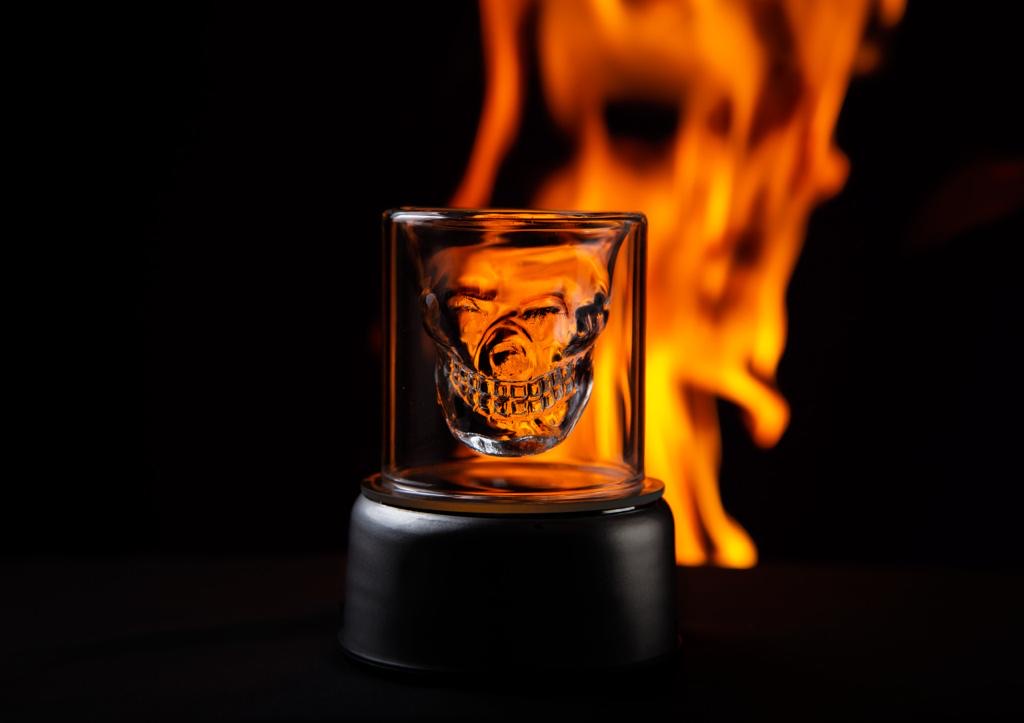 VASO PARA WHISKY | SKULL GLASS