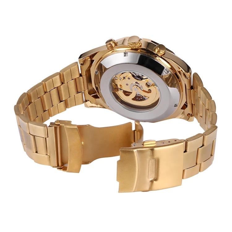 RELOJ Y PULSERA PARA HOMBRE | DÚO WINNER ROMAN GOLDEN BRACELET