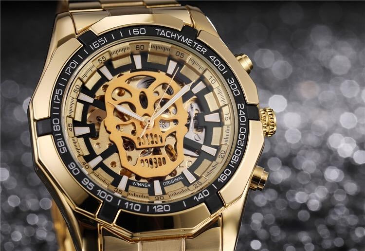 RELOJ Y PULSERA PARA HOMBRE | DÚO WINNER ROMAN GOLDEN BRACELET