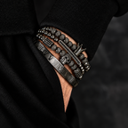 SET DE PULSERAS | MASTER SKULL BLACK
