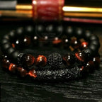 DÚO DE RELOJ Y PULSERAS MEN BLACK TUBING