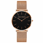 RELOJ PARA DAMA | ROSE GOLD BLACK SKULL