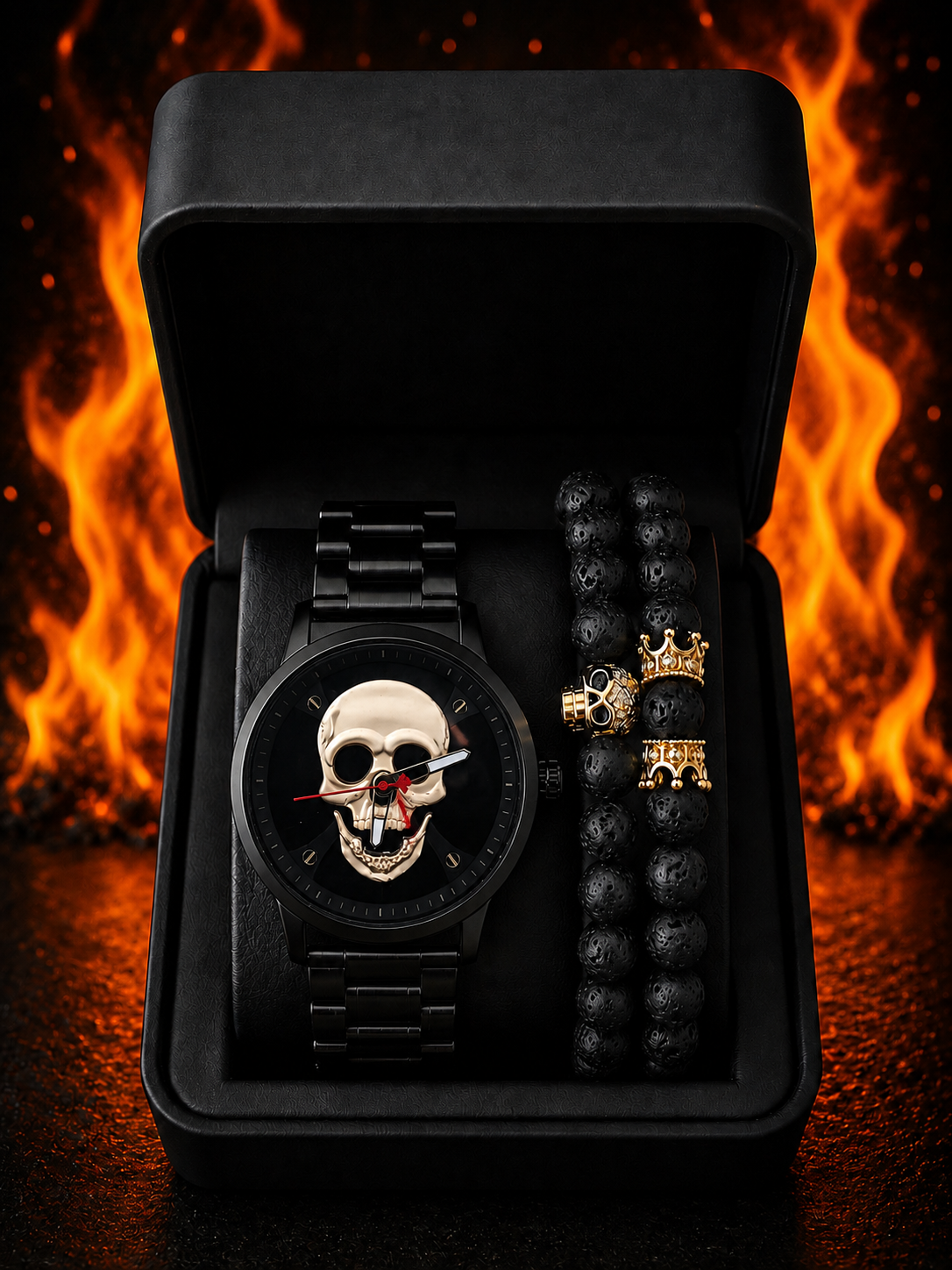 RELOJ Y PULSERA UNISEX | DÚO GOLD GHOST