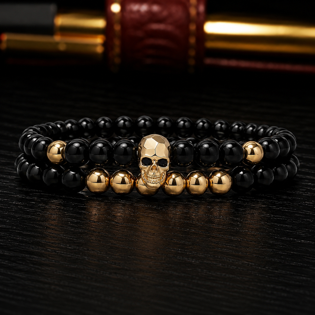 RELOJ Y PULSERA PARA HOMBRE | DÚO GOLD WINNER