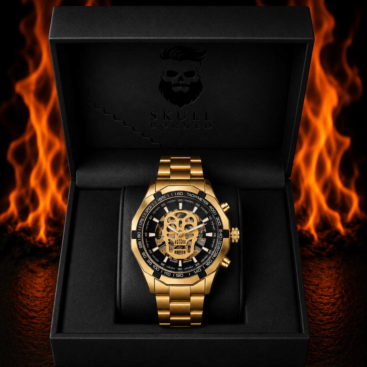 RELOJ PARA HOMBRE | GOLDEN DARK WINNER