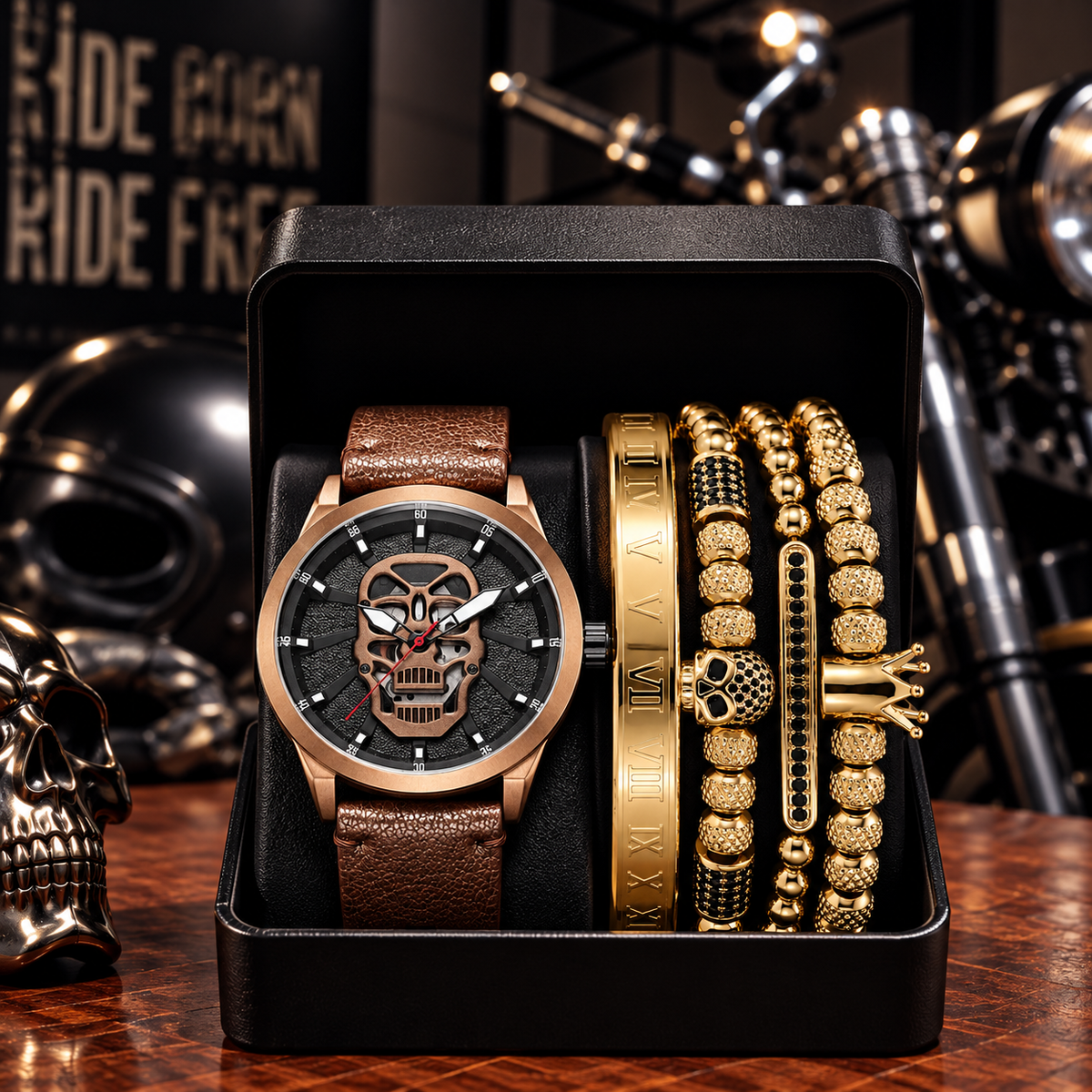 DÚO TILL DEATH BROWN SKULL