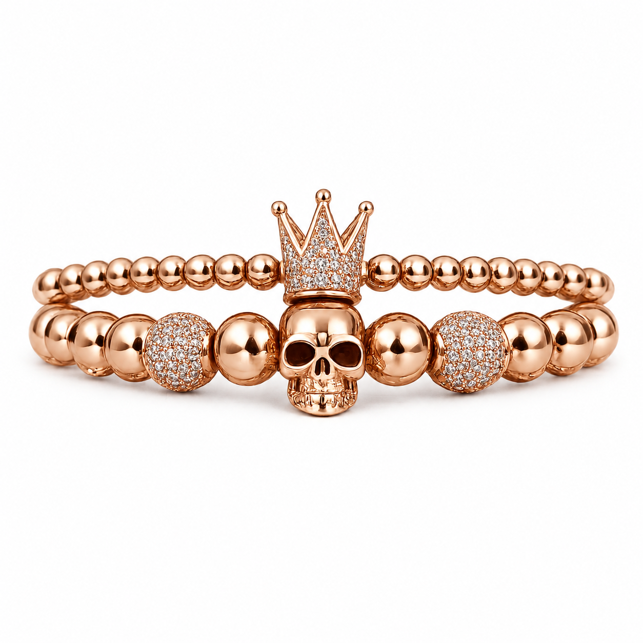 RELOJ Y PULSERAS PARA DAMA | DÚO COOPER BLACK SKULL