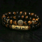 DÚO DE RELOJ Y PULSERAS TILL DEATH BROWN