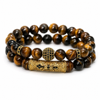 DÚO DE RELOJ Y PULSERAS TILL DEATH BROWN