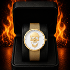 RELOJ PARA DAMA | GOLD SKULL
