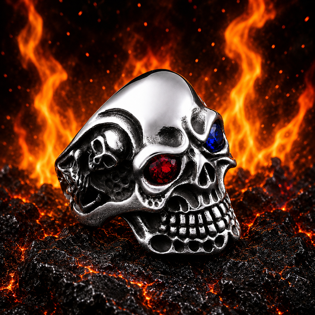 ANILLO REAPER BLUE RED