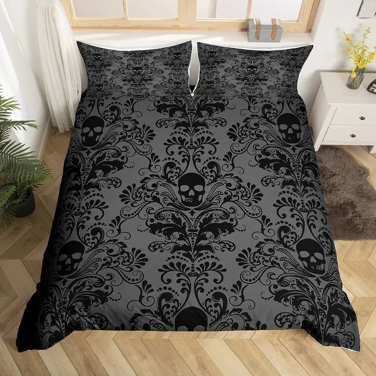 DUVET DE CALAVERA NEGRO