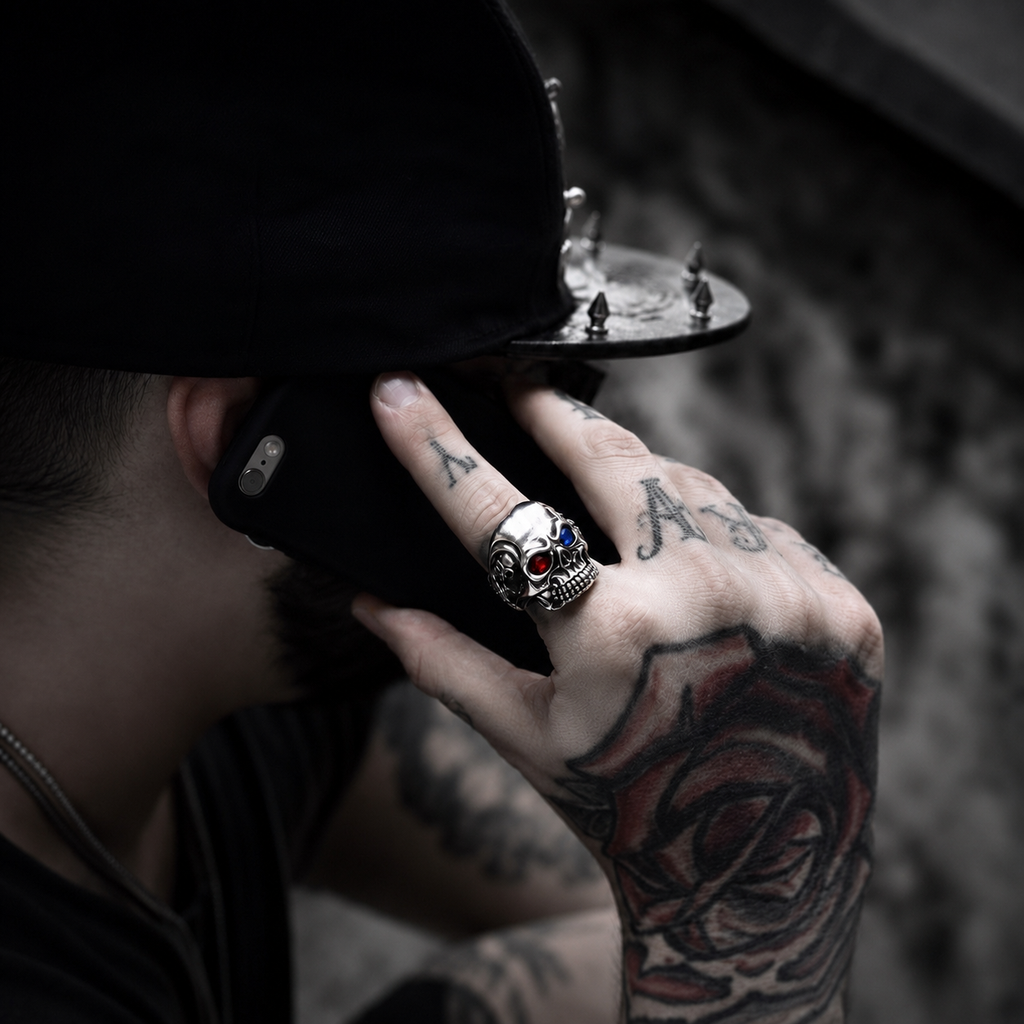 ANILLO REAPER BLUE RED