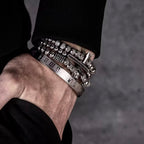 SET DE PULSERAS SKULL | MASTER PLATA