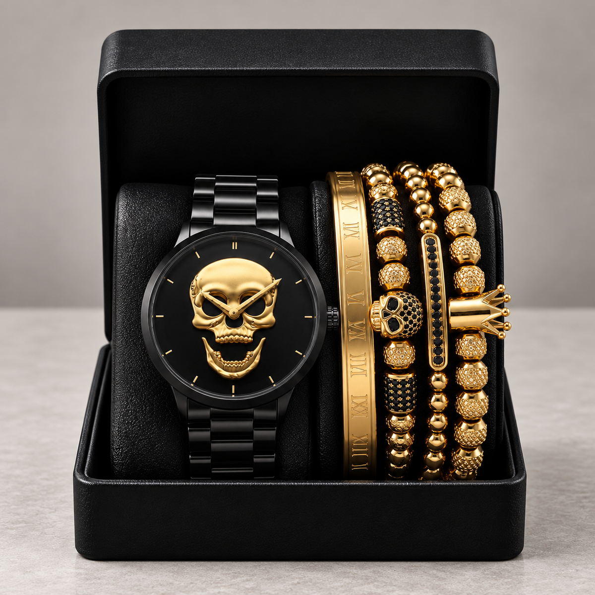 DÚO MEN GOLDEN MASTER SKULL