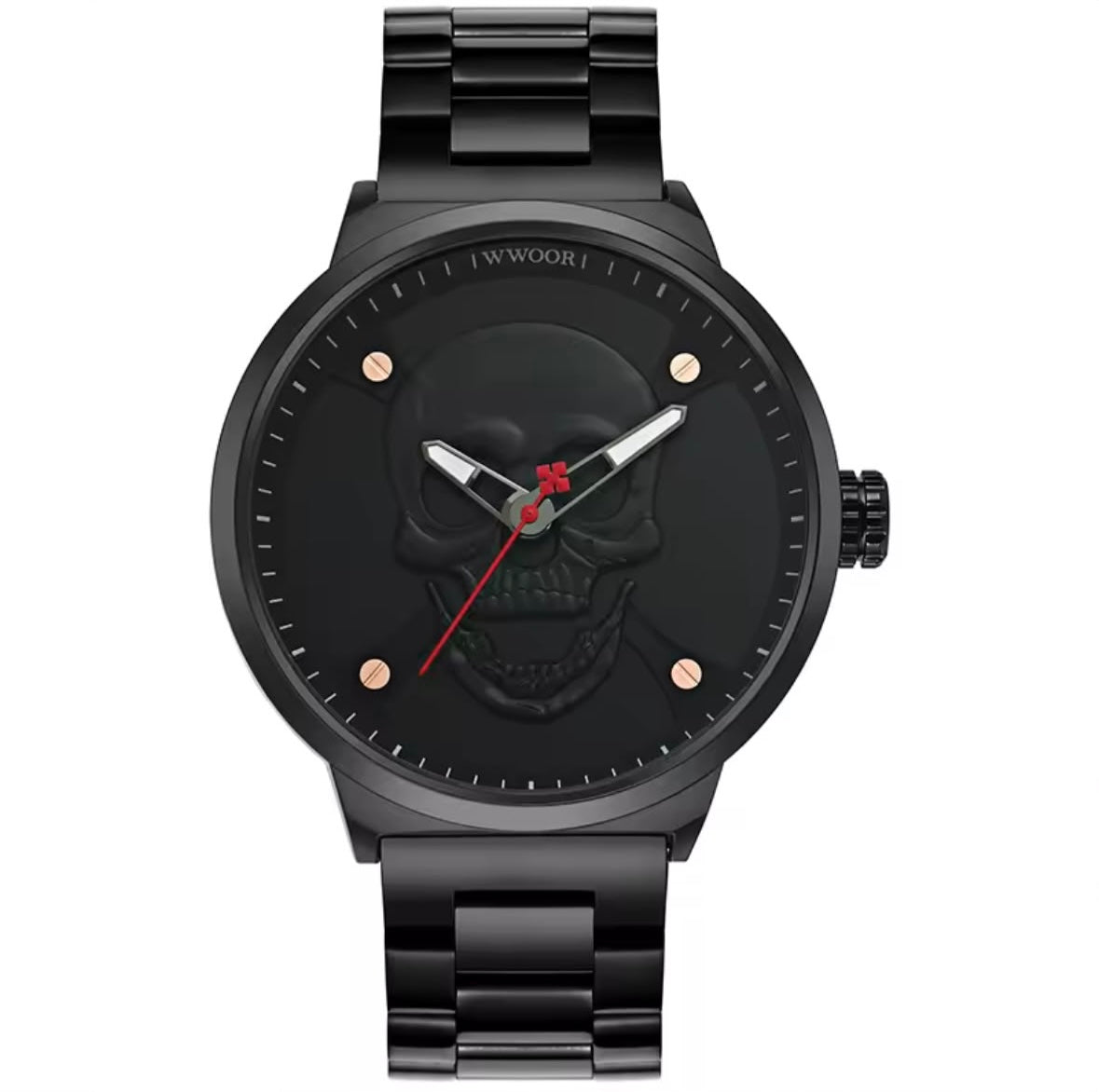 RELOJ Y PULSERA UNISEX | DÚO BLACK GHOST