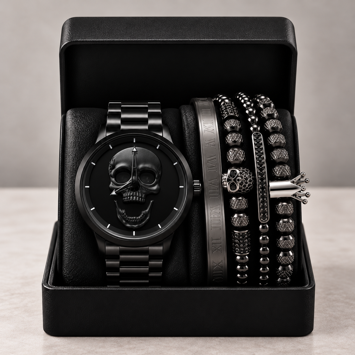DÚO MEN BLACK MASTER SKULL