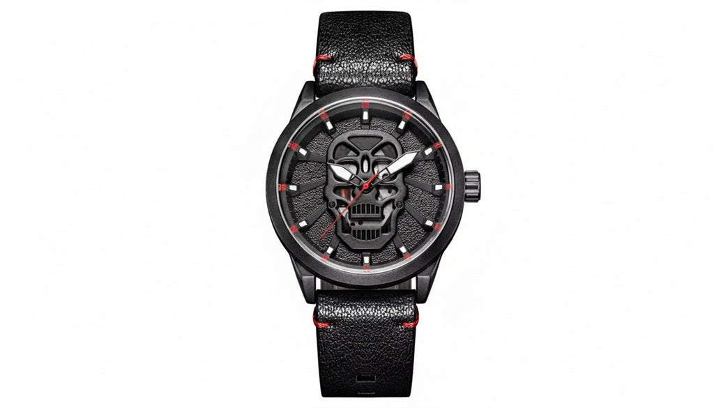 DÚO DE RELOJ Y PULSERAS TILL DEATH BLACK