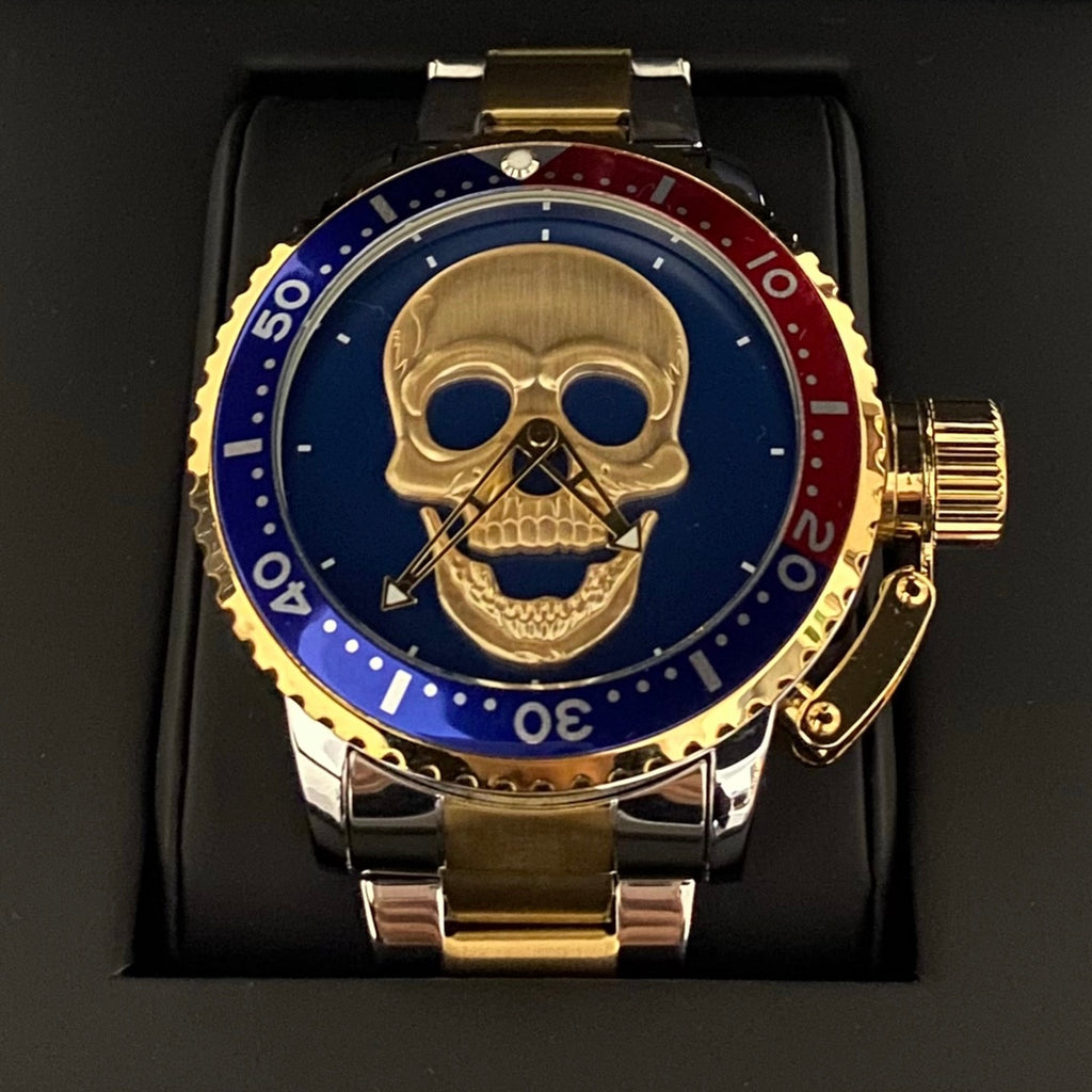 RELOJ PARA HOMBRE | BLUE ROCK SKULL