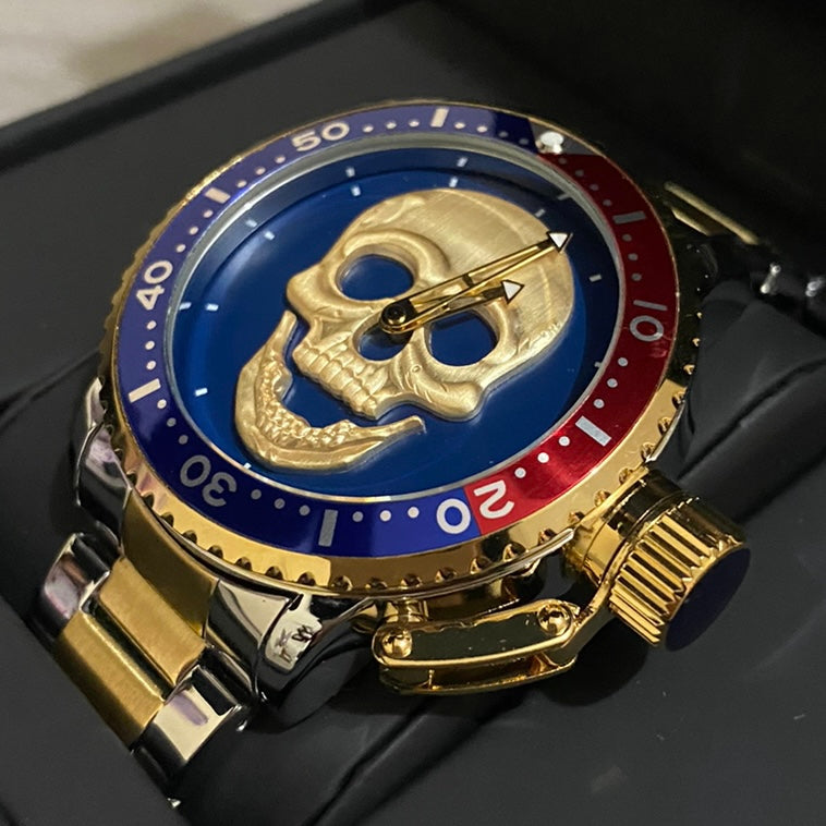 RELOJ PARA HOMBRE | BLUE ROCK SKULL