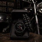 RELOJ Y PULSERA UNISEX | DÚO BLACK GHOST