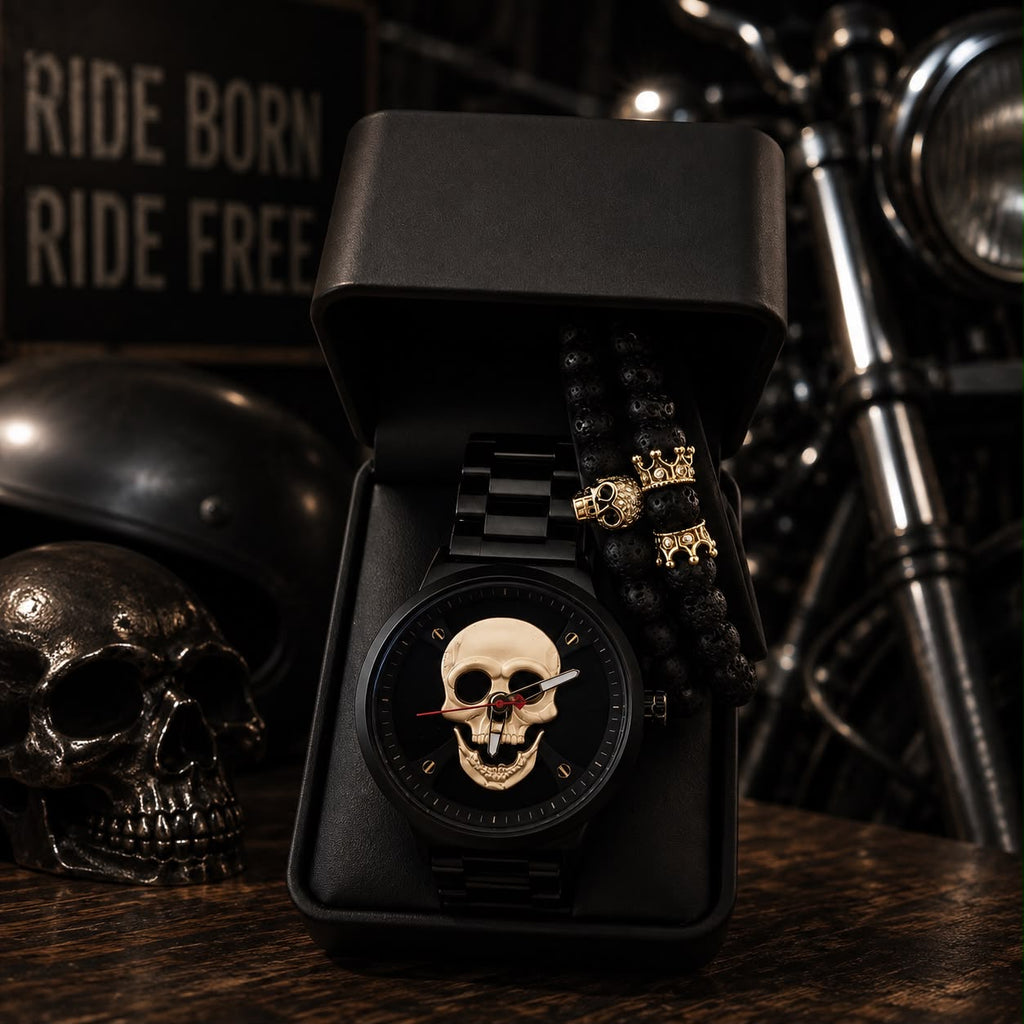RELOJ Y PULSERA UNISEX | DÚO GOLD GHOST