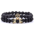 RELOJ Y PULSERA UNISEX | DÚO GOLD GHOST