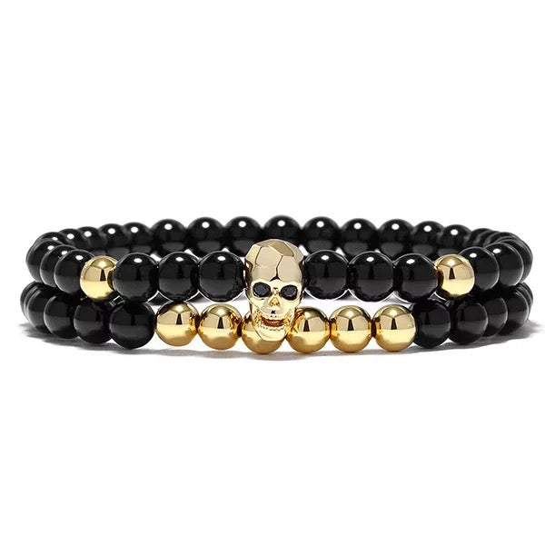 SET DE PULSERAS UNISEX | WINNER DORADA