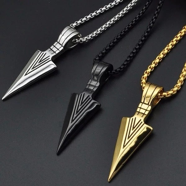 DIJE DE FLECHA UNISEX | SKULL GOLD ARROW