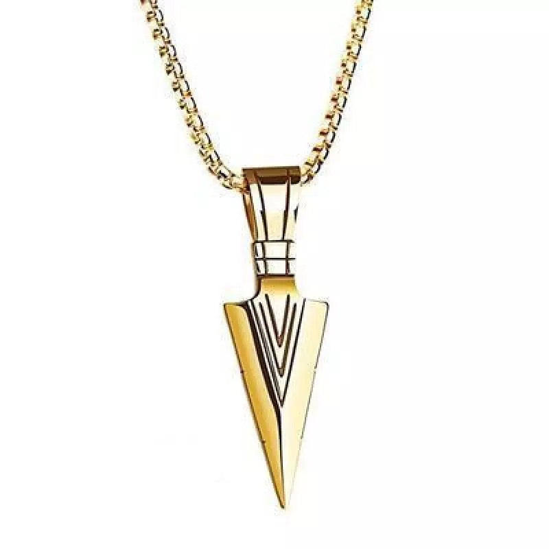 DIJE DE FLECHA UNISEX | SKULL GOLD ARROW