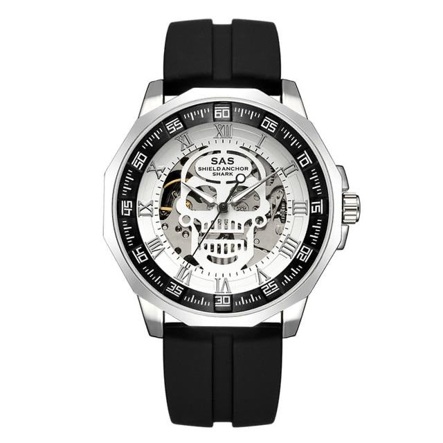 RELOJ PARA HOMBRE | SKULL SHARK WHITE