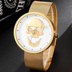 RELOJ PARA DAMA | GOLD SKULL