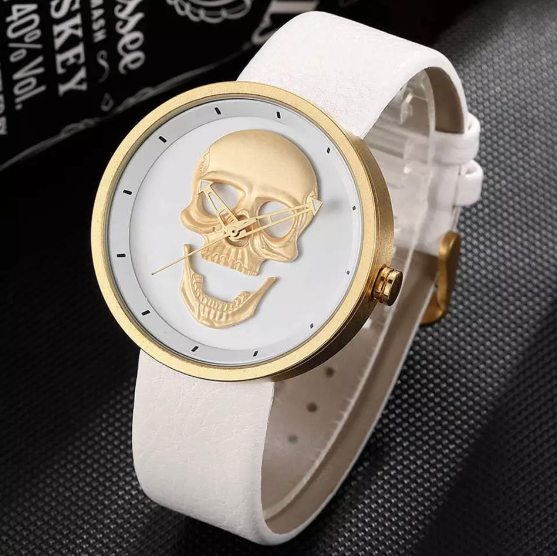 RELOJ PARA DAMA | WHITE SKULL