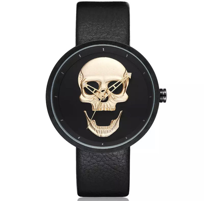 RELOJ PARA DAMA | BLACK SKULL LEATHER