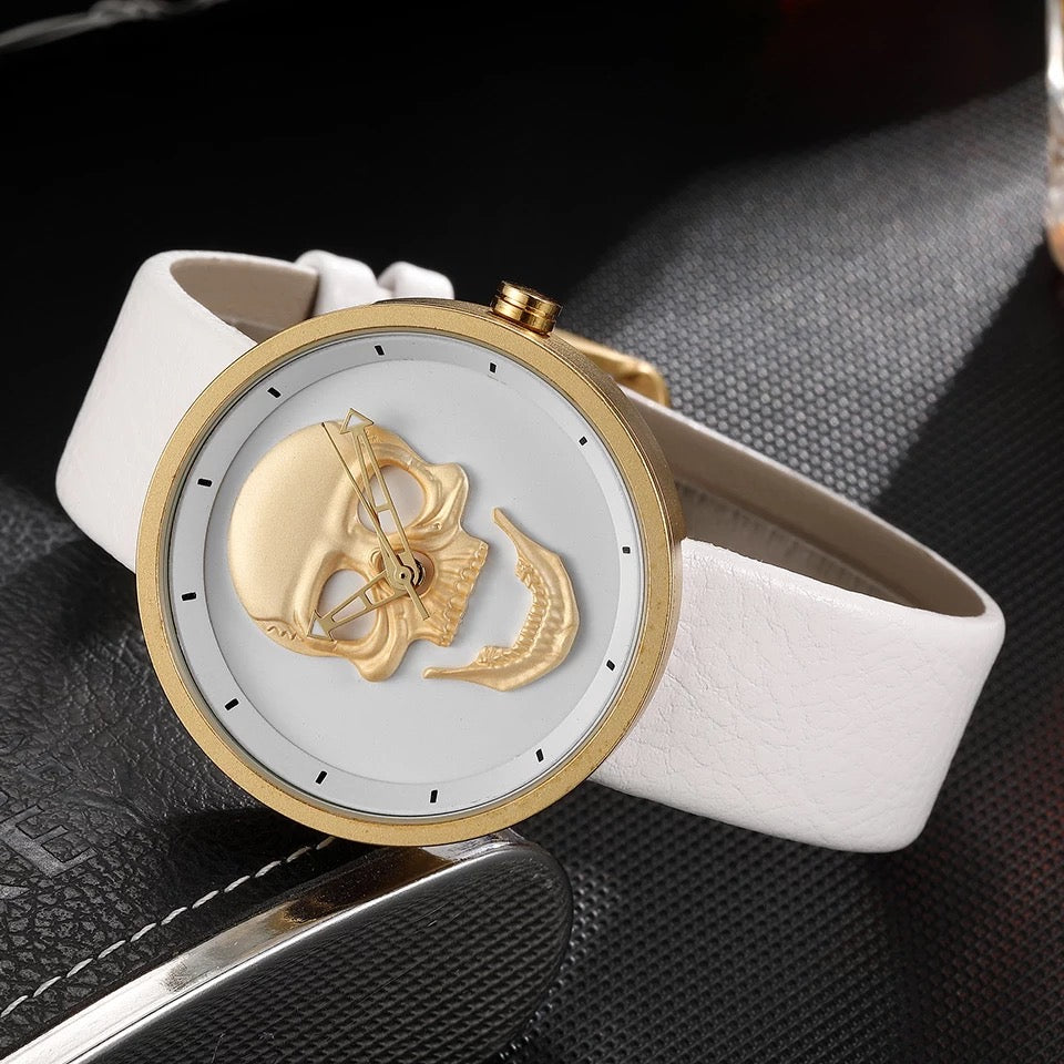 RELOJ PARA DAMA | WHITE SKULL