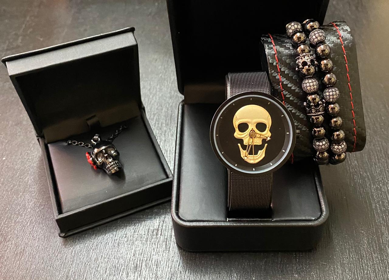 SET DE RELOJ, PULSERAS Y DIJE PARA MUJER | PREMIUM PACKET
