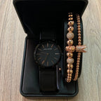 RELOJ Y PULSERAS PARA DAMA | DÚO COOPER BLACK SKULL