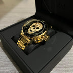RELOJ PARA HOMBRE | DARK GOLDEN ROCK SKULL