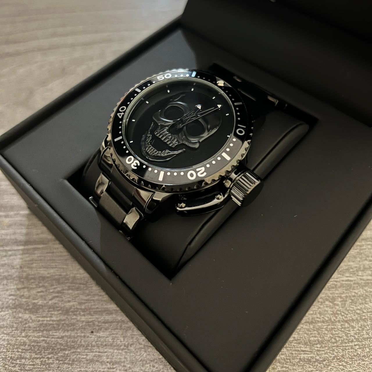 RELOJ PARA HOMBRE | BLACK ROCK SKULL