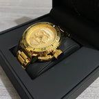 RELOJ PARA HOMBRE | GOLD ROCK SKULL