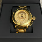 RELOJ PARA HOMBRE | GOLD ROCK SKULL