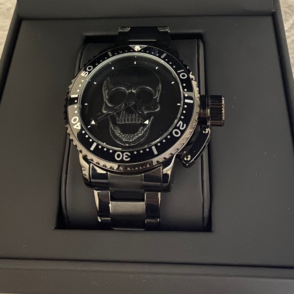 RELOJ PARA HOMBRE | BLACK ROCK SKULL